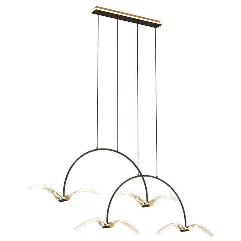 Modern Minimalist Bedroom Showroom Window Seagull Led