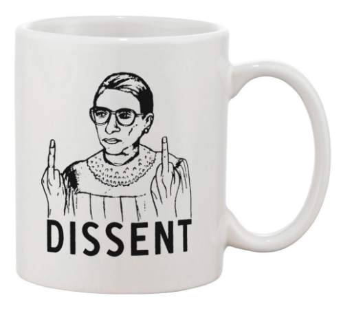 Title 7, Ruth Bader Ginsburg Ceramic Mug