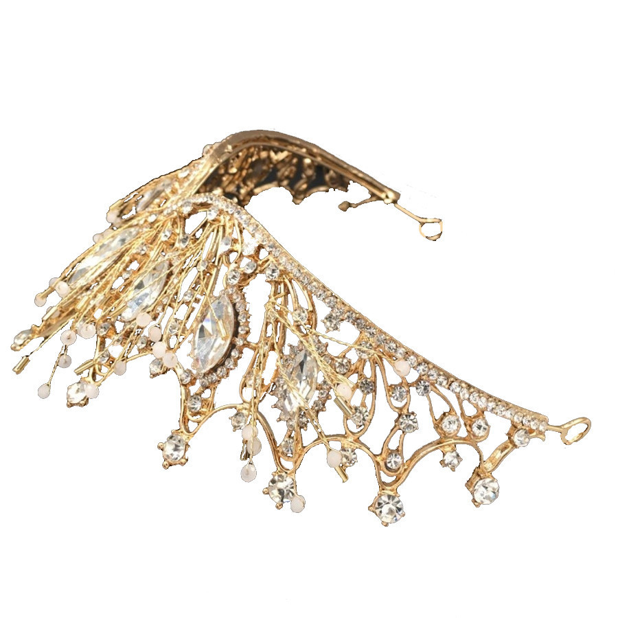 تاج الزفاف الباروكي للعروس الأميرة