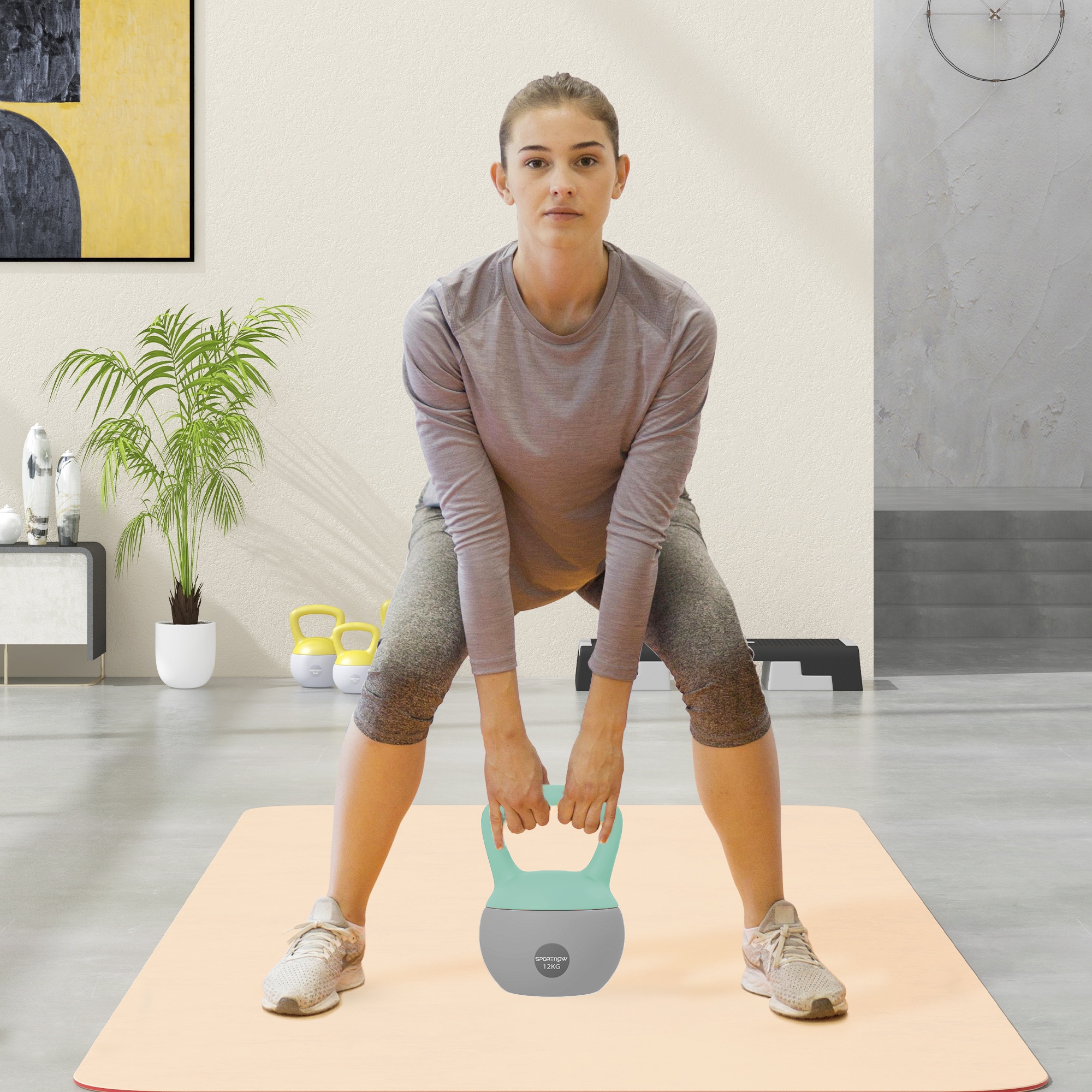 12 Kg Soft Kettlebell With Anti Slip Handle, Suitable For Home Gym — image 4