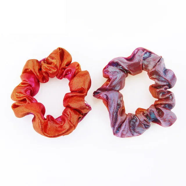Creative Laser Fabric Handmade Hair Tie Orange Red - Shop at LoveMi