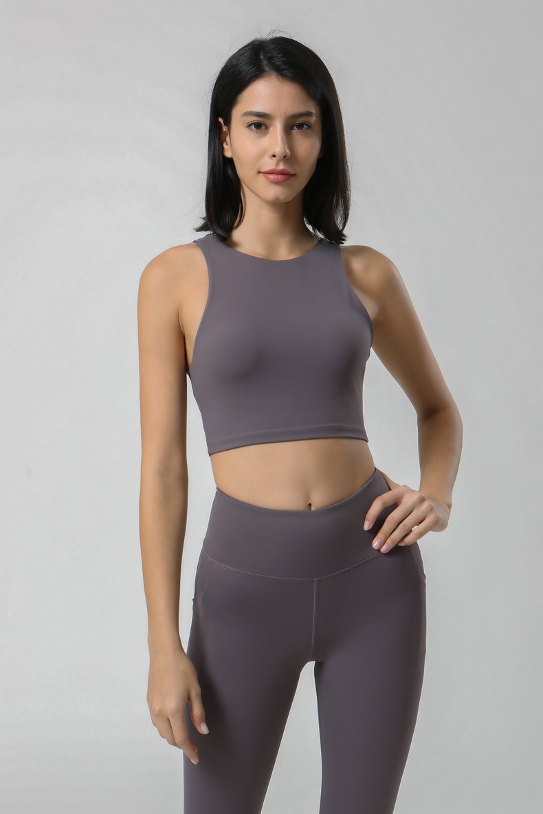 New Nude Yoga Women's High Waist Pocket Fitness Suit