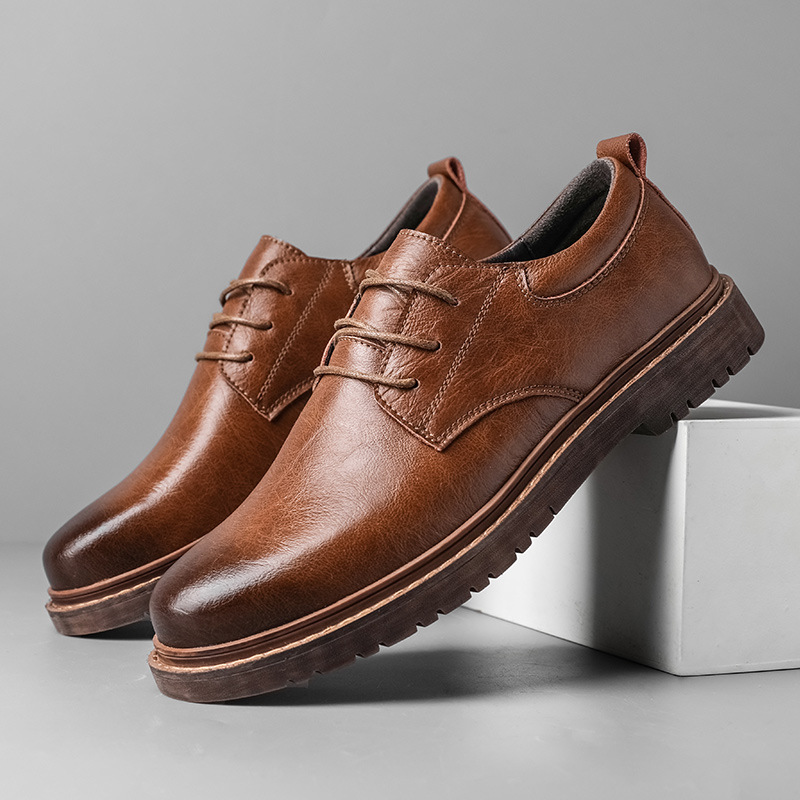 Men's Business Suits And Casual Leather Shoes