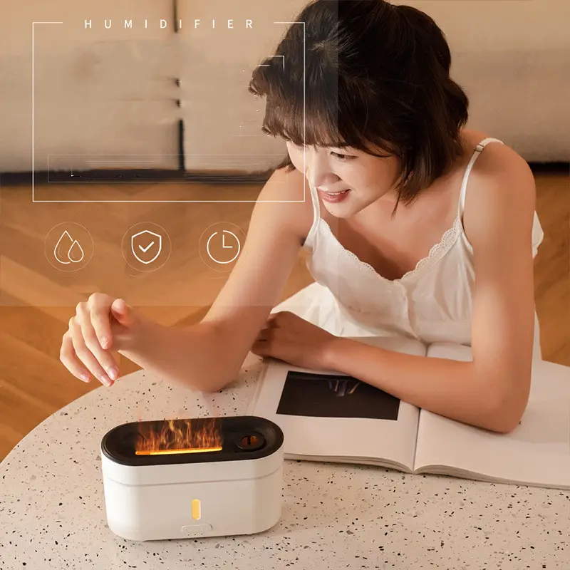 Flame Lamp Humidifier Aromatherapy Machine Household Fog
