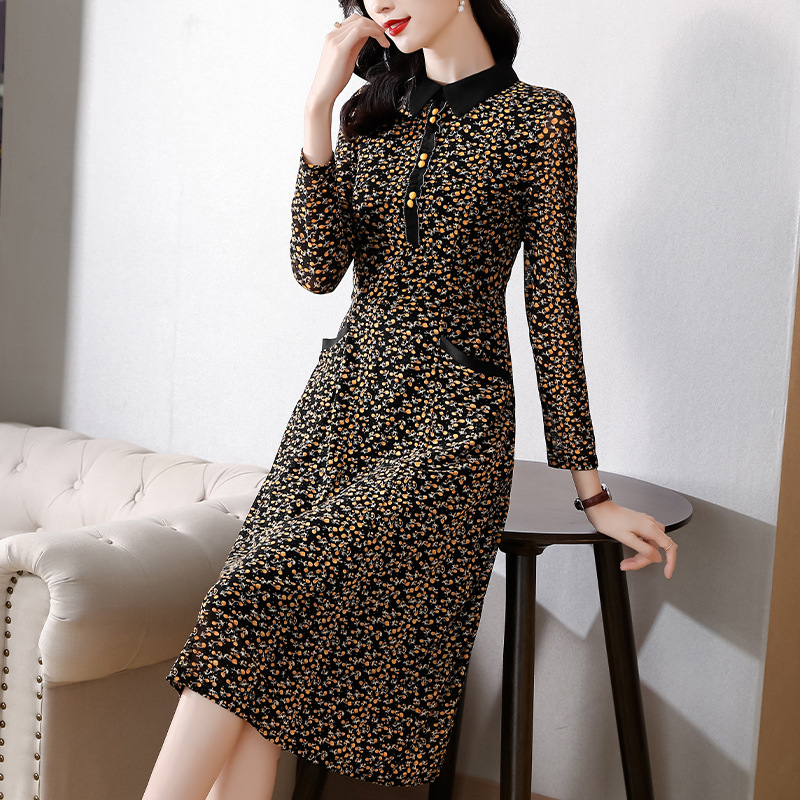 Floral A-Line Midi Dress, picture 5 of 6