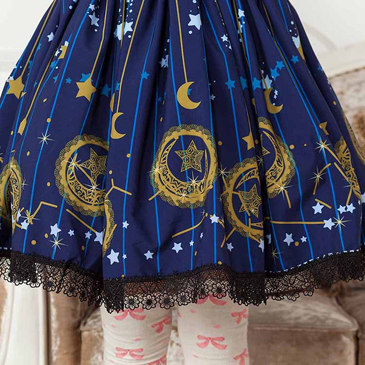 Title 6, Printed Lolita Lace Skirt