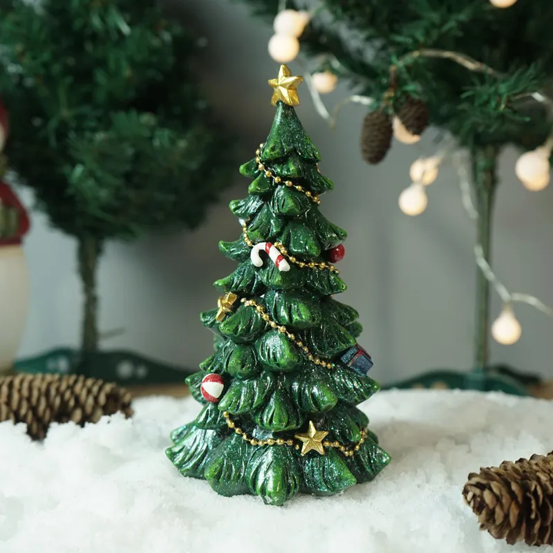 Christmas Tree Decoration Home Room Resin Crafts – image 4