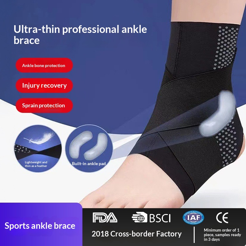Japanese Sports Ankle Protection Ultra-thin Breathable Strap Pressure Support Non-slip Fixed Rehabilitation Anti-sprain Ankle Protection