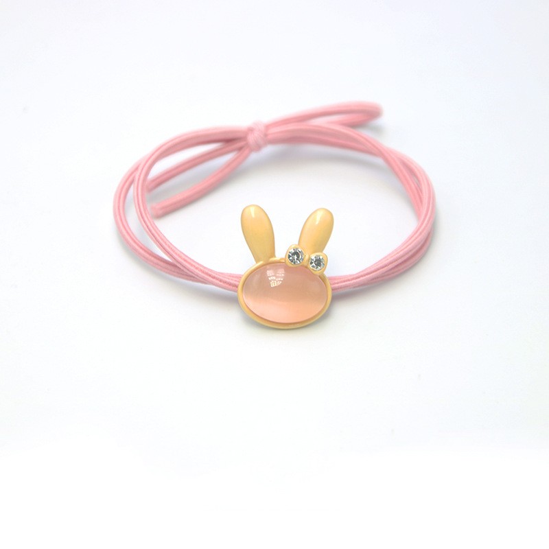 Title 7, Cute Opal Bunny Hair Band Rubber Band Hair Rope