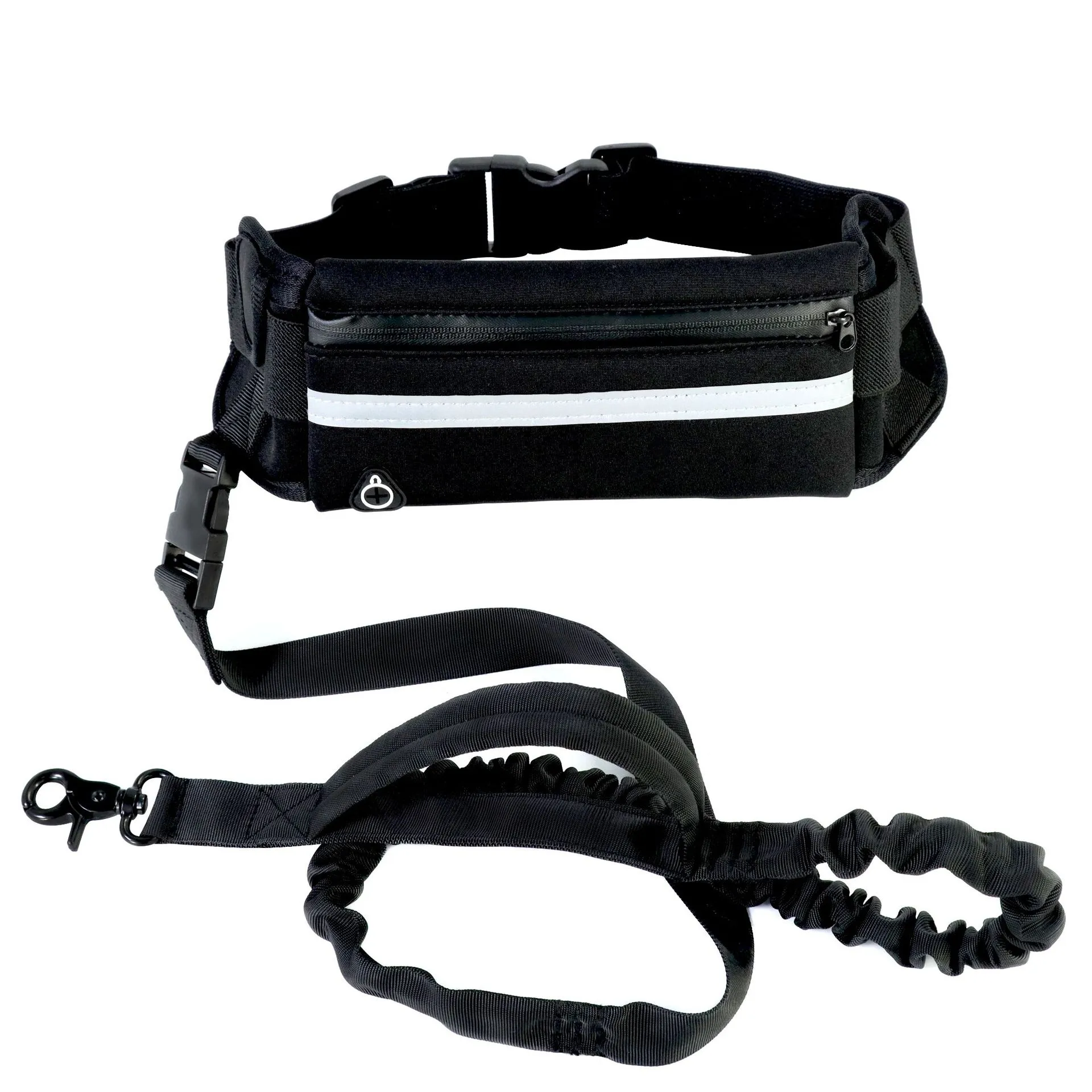 Hands Free Dog Leash Pet Walking And Training Belt With Shock Absorbing Bungee Leash For Up To 180lbs Large Dogs Phone Pocket And Water Bottle Holder – image 5