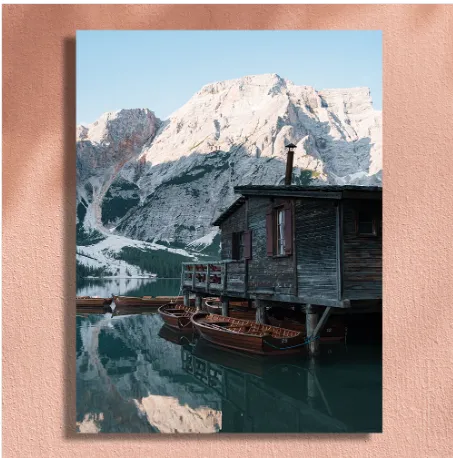 Digital Oil Painting Color Filling Frameless Landscape Decoration Cabin - Shop at LoveMi
