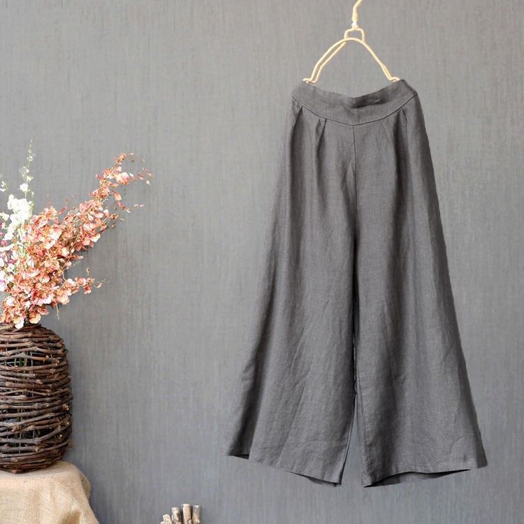 Title 1, Womens cotton linen wide leg pants, offering c...