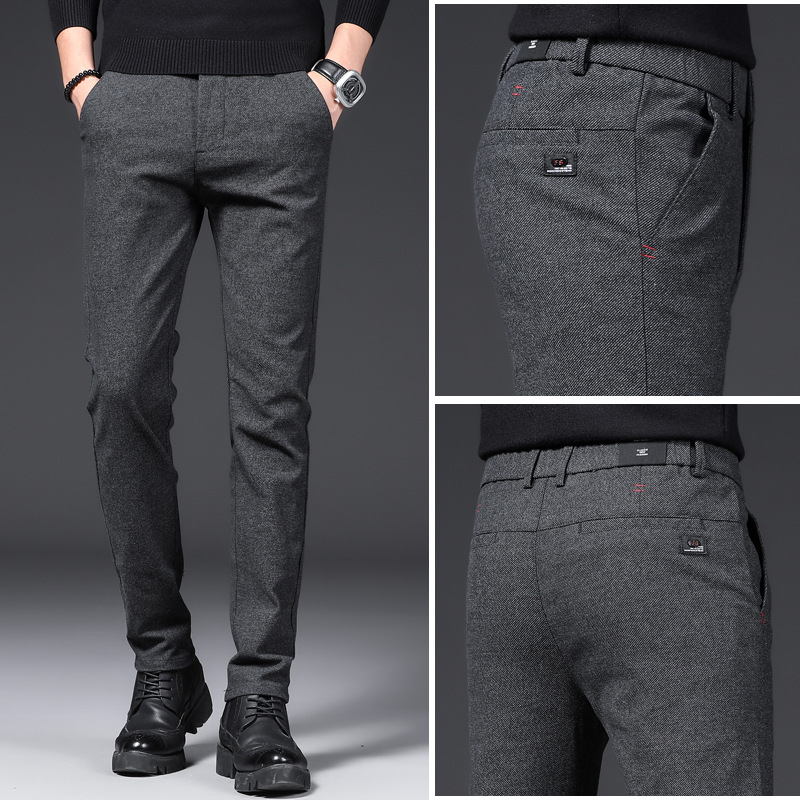 Title 3, Geborstelde Slim Fit Stretch heren vrijetijdsbr...