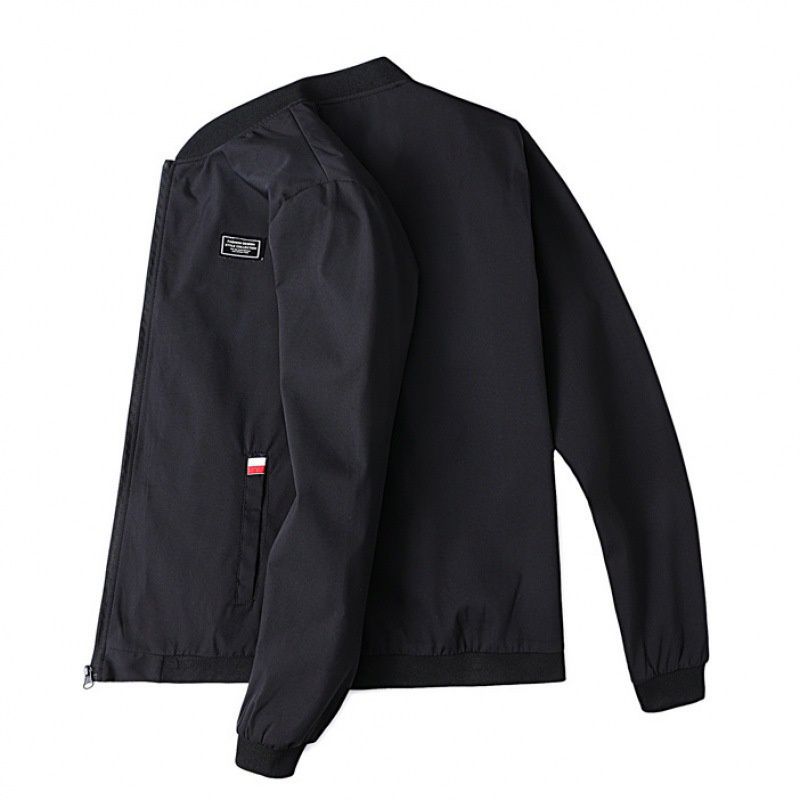 Men's Spring And Autumn Slim Casual Stand Collar Jacket