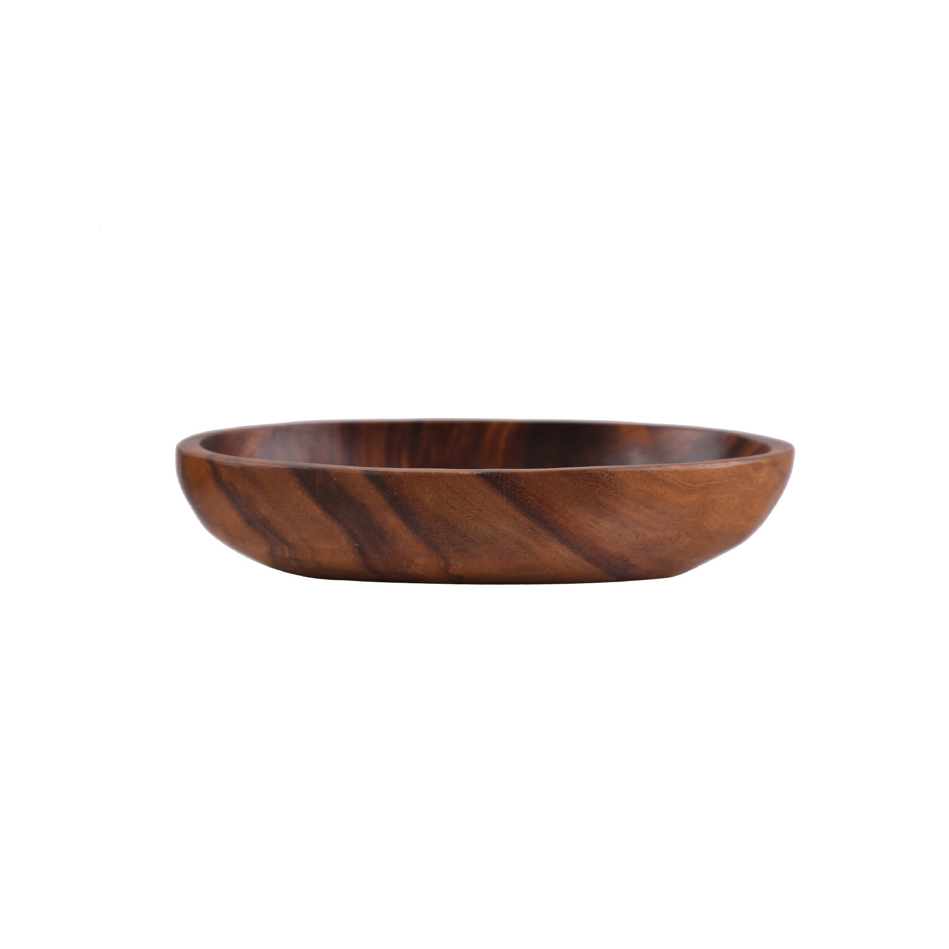 Natural Acacia Wood Bowl And Plate Dinnerware Set - Image 28