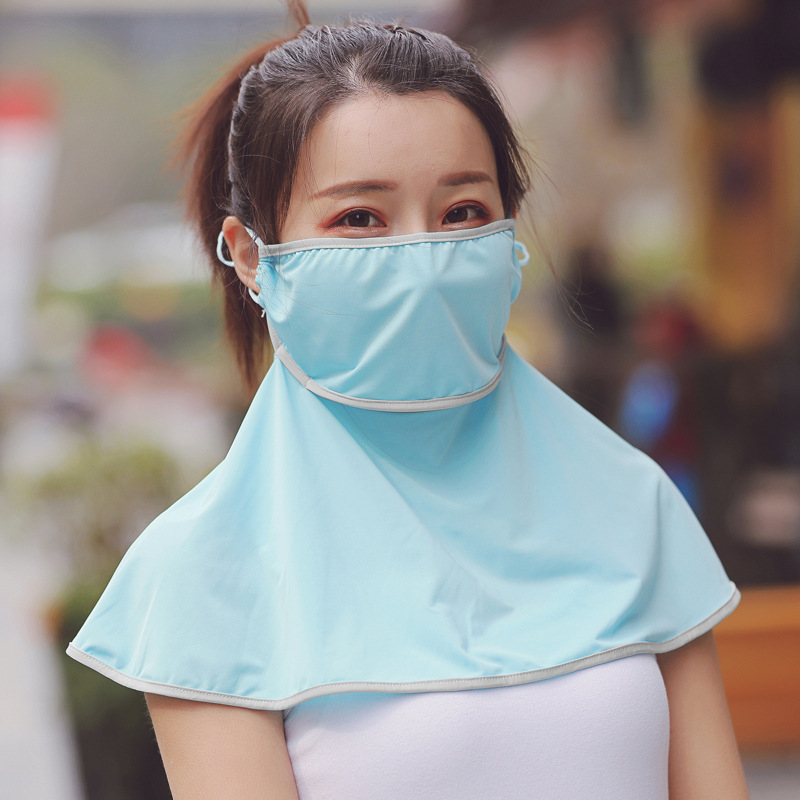 Title 11, Sunscreen ice silk drinking mask women