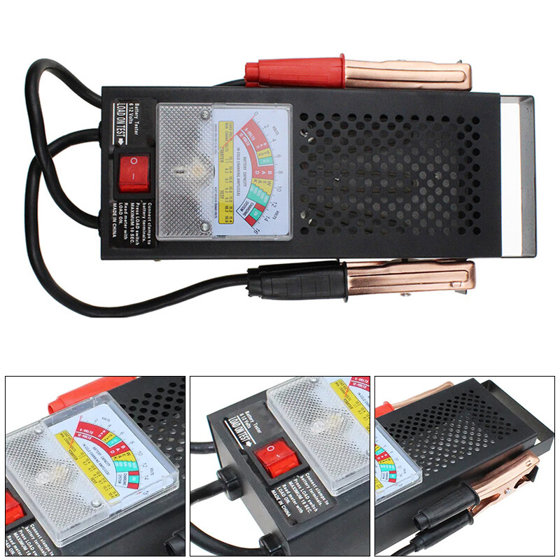 Car Battery Load Tester 6V-12V 1 00Amp Charging System Checker Automotive Repair — image 6