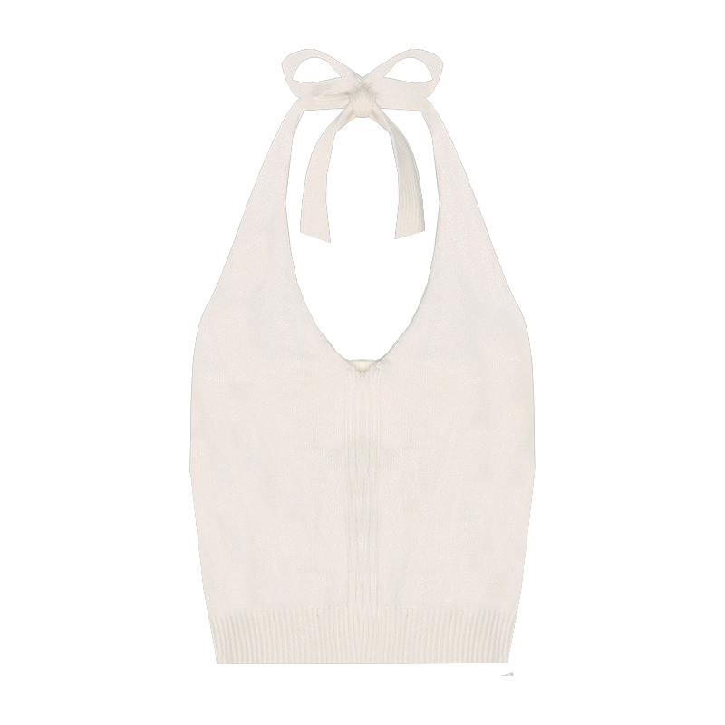 Title 3, Short Sleeveless Knitted Camisole Summer Women