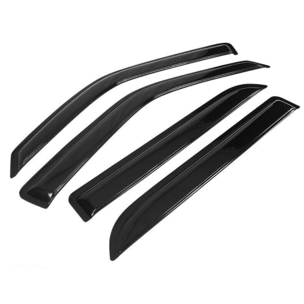 For 2001-2003 F-150 2002-2003 Blackwood Crew Cab Window Visor Rain Sun Guard 4Pc — foto 7