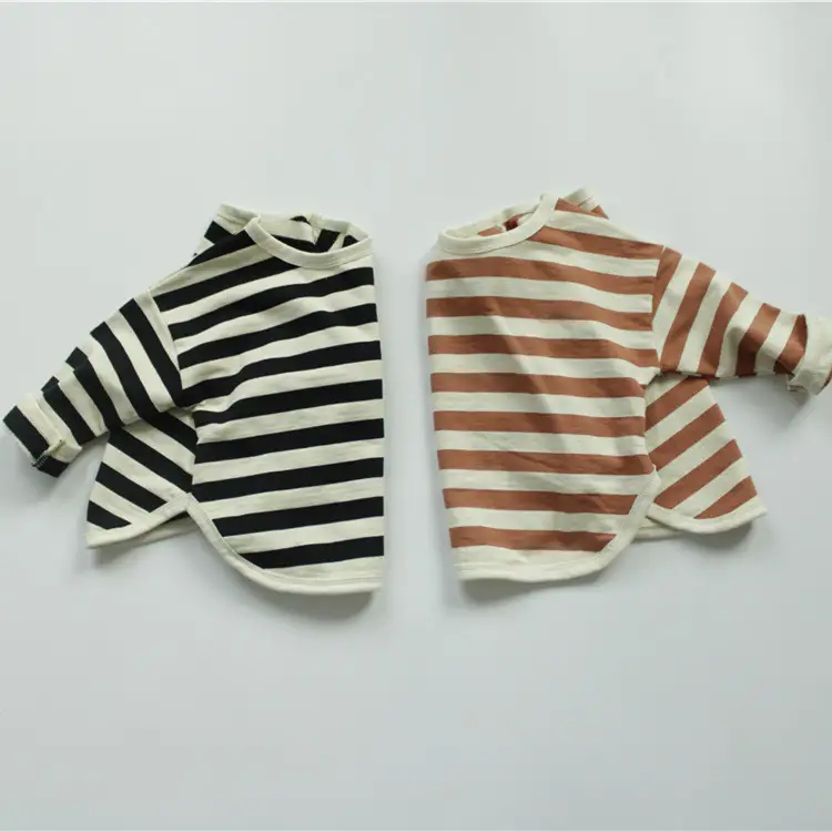 Children's Sweater T-shirt Loose Sweater Stripe