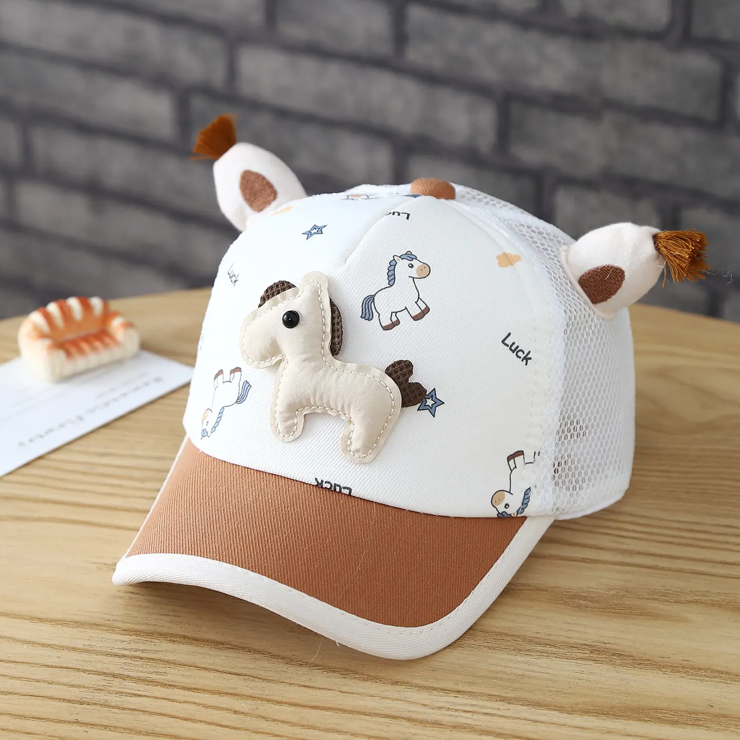 Summer Children's Hat Plush Pony Cartoon Net
