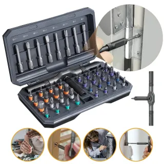 42 In 1 Magnetic Screwdriver Set DIY Ratchet Screwdriver Set,Multi Bit Drive Set