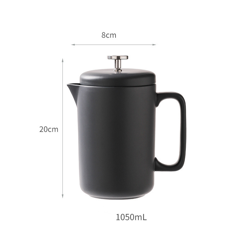 Title 1, Cafetière à piston française avec filtre à lait...