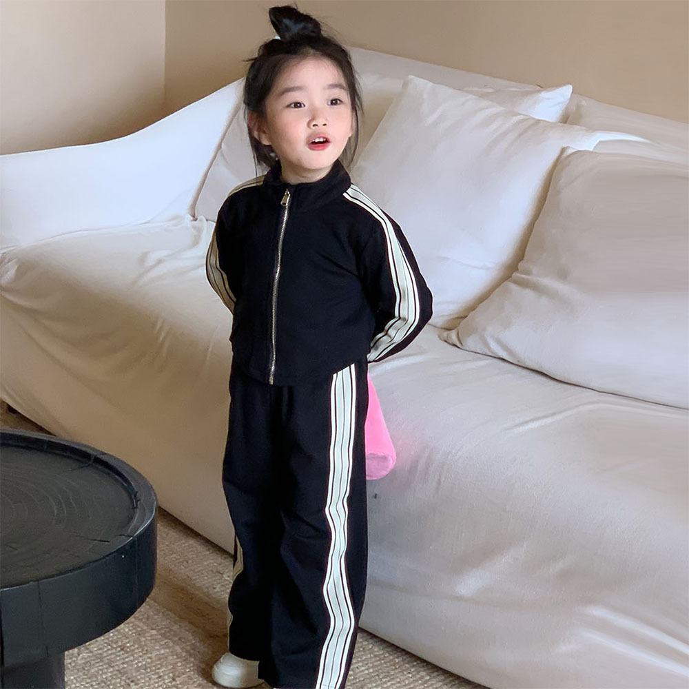 New Girls' Zipper Sweater Suit