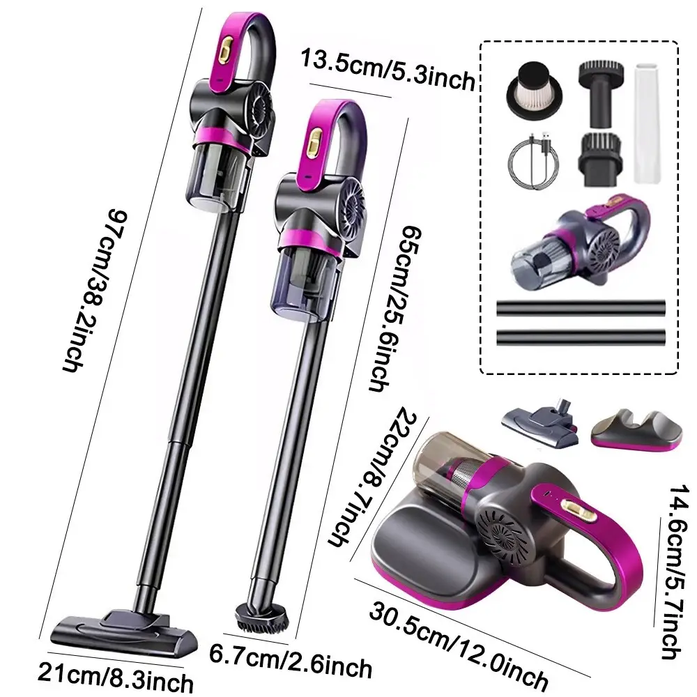 4 In 1 Stick Handheld Vacuum Cordless