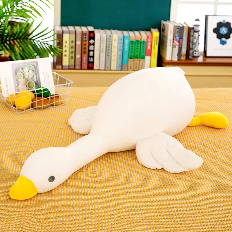 Cute Big White Goose Pillow Doll Plush Toy