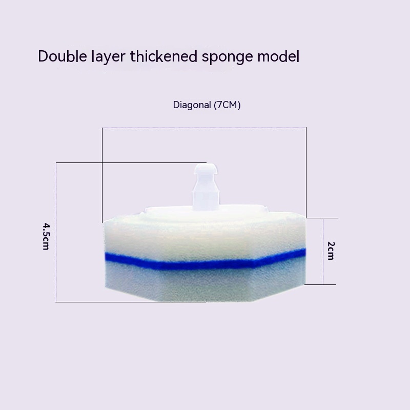 Bathroom Toilet Comes With Fragrance Cleaning Liquid Disposable Sponge Toilet Brush Replacement Head