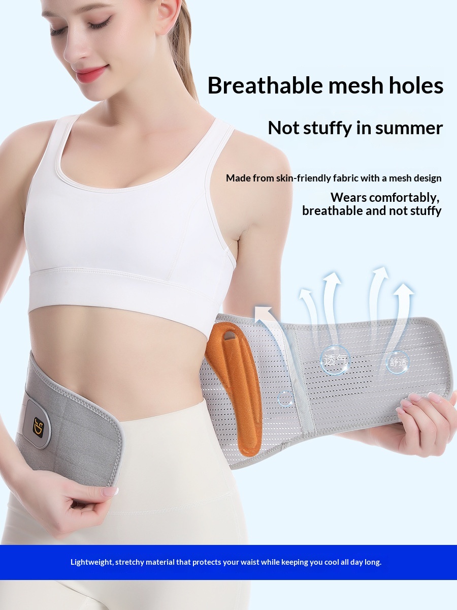 Waist Support Belt, Lumbar Disc Strain, Lumbar Herniation, Widened, Breathable And Warm, Summer Steel Plate Support Sports Belt