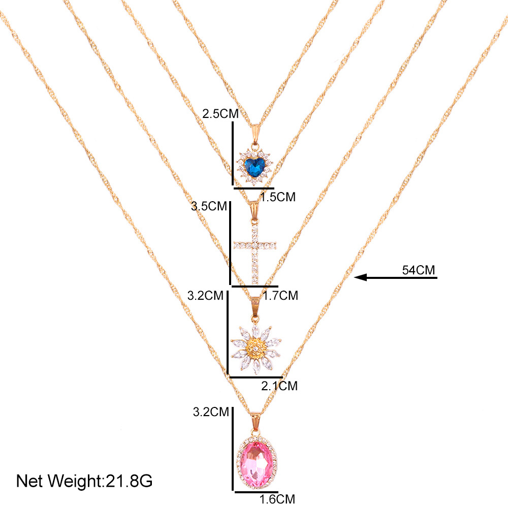 cdef483f 8811 4bbd a588 4748aa0c3af2 Crystal Heart Pendant Necklace