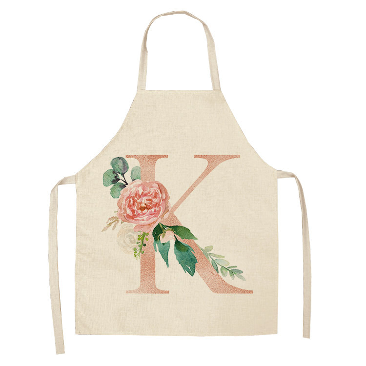 Title 16, Letter series cotton and linen apron