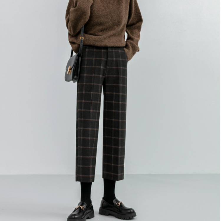 FallWinter Women's High Waist Wide Leg Pants