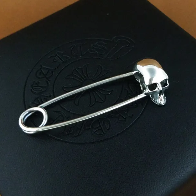 Thai Men's Punk Style Silver Brooch Silver - Shop at LoveMi