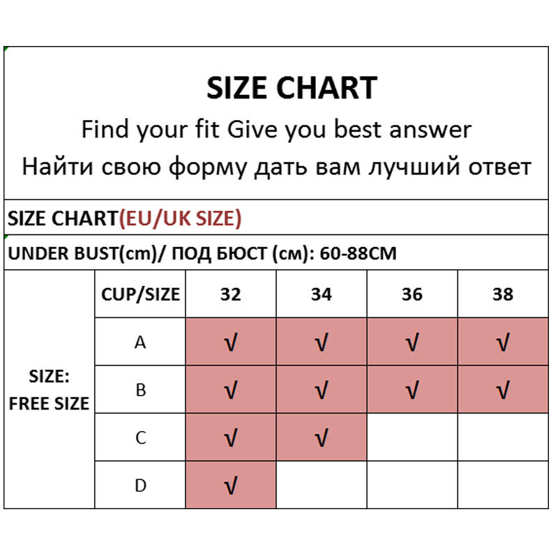 Title 1, Big size bra without size gathering