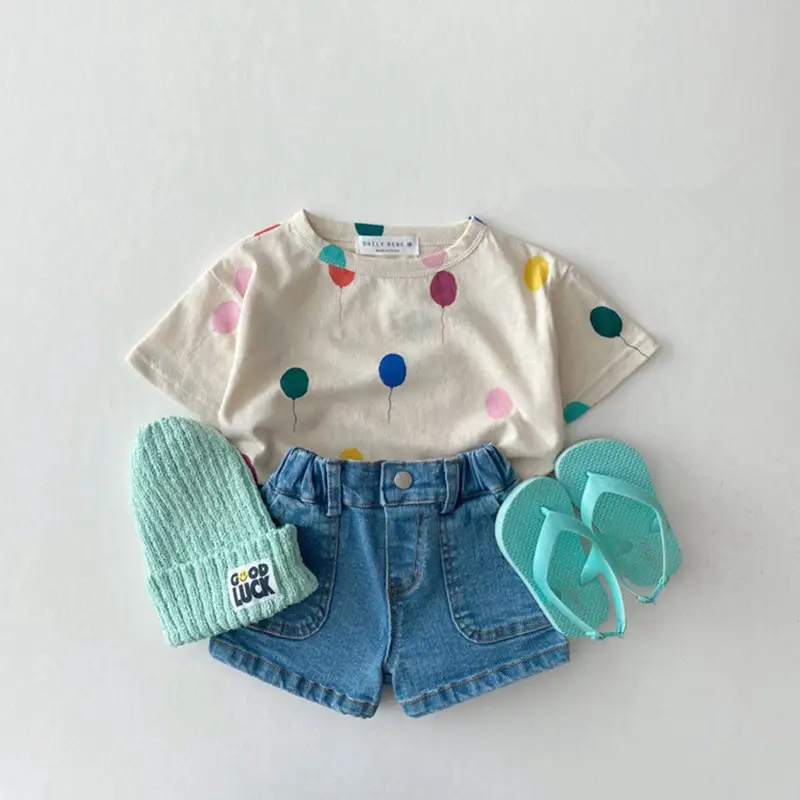 Children's Balloon T-shirt Thin Children's Clothing