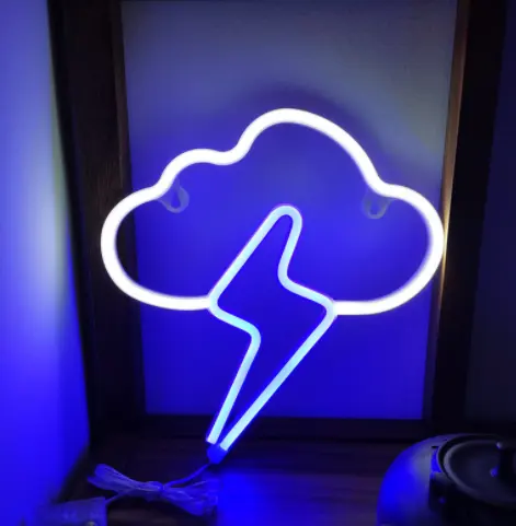 New Style Led Cloud Lightning Neon Light