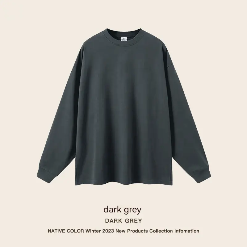 Men's Round Neck Trendy Brand Long Sleeve T-shirt
