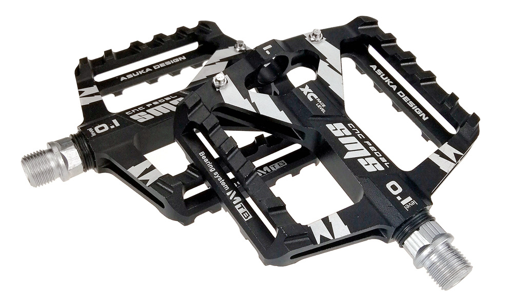 Mountain Bike Bearing Wide Pedal Dead Fly Road Bike Black - Shop at LoveMi