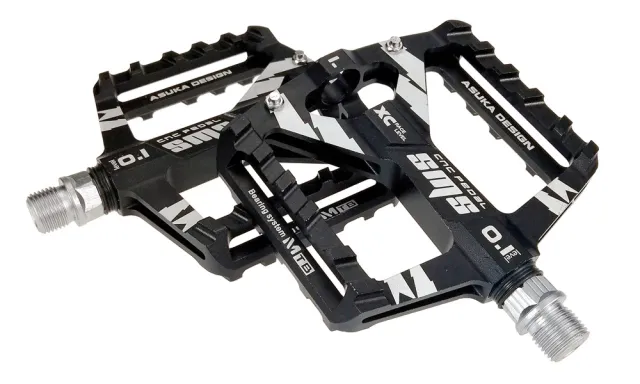 Mountain Bike Bearing Wide Pedal Dead Fly Road Bike Black - Shop at LoveMi