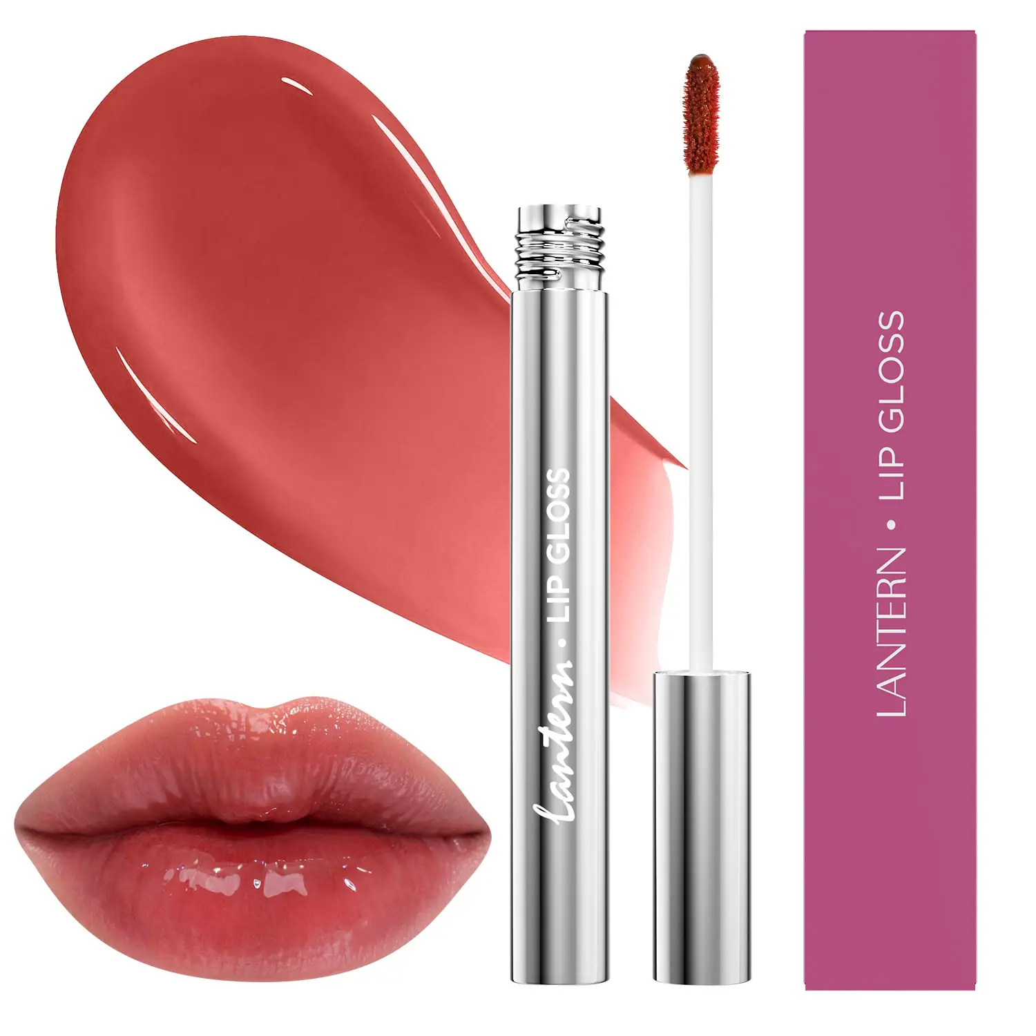 Long-Lasting Hydrating Lip Gloss, Moisturizing Non-Sticky Lip Tint With Hyaluronic Acid For Plumping Finish