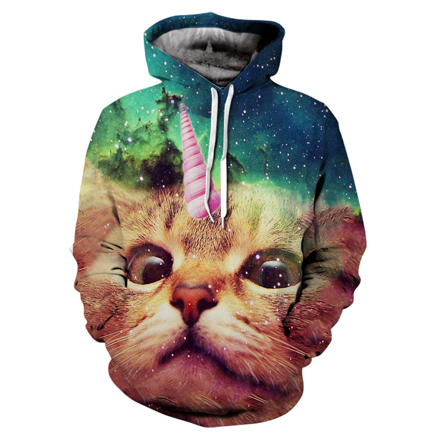 New Dream Dolphin Cute 3D Digital Print Hoodie