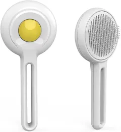 Cat Brush With Release Button Cat Brushes For Indoor Cats Shedding Cat Hair Brush For Long Or Short Haired Cats Cat Grooming Brush Cat Comb For Cat... - View 1