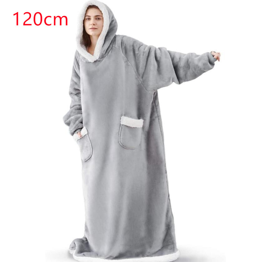 Winter TV Hoodie Blanket Winter Warm Home Clothes Women Men Oversized Pullover With Pockets - Image 14