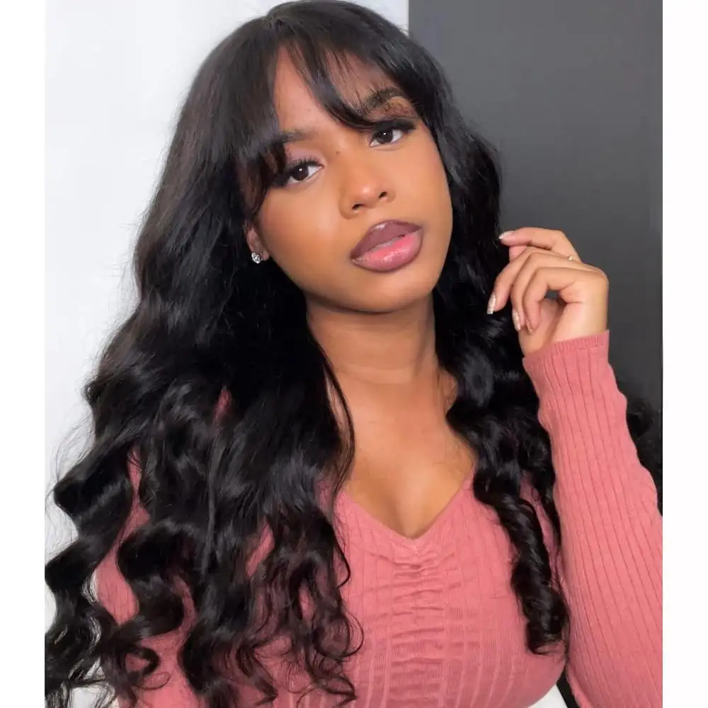 Full Machine Made Wig Body Wave Natural