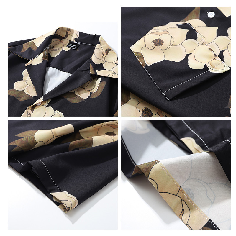 Short-sleeved Shirt Men's Loose And Handsome Cardigan