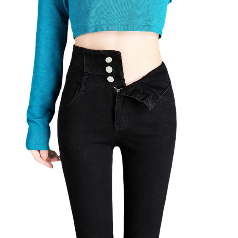 Title 14, Womens Ultra-high-waisted Abdomen Jeans, new s...