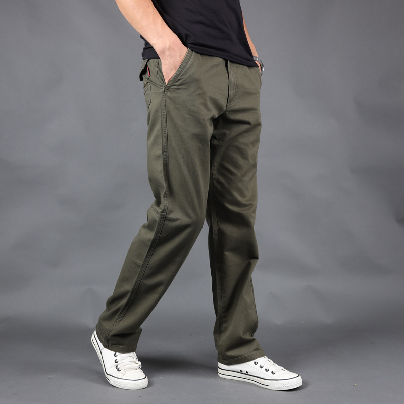 Title 4, Pantaloni casual da uomo in cotone taglie forti...